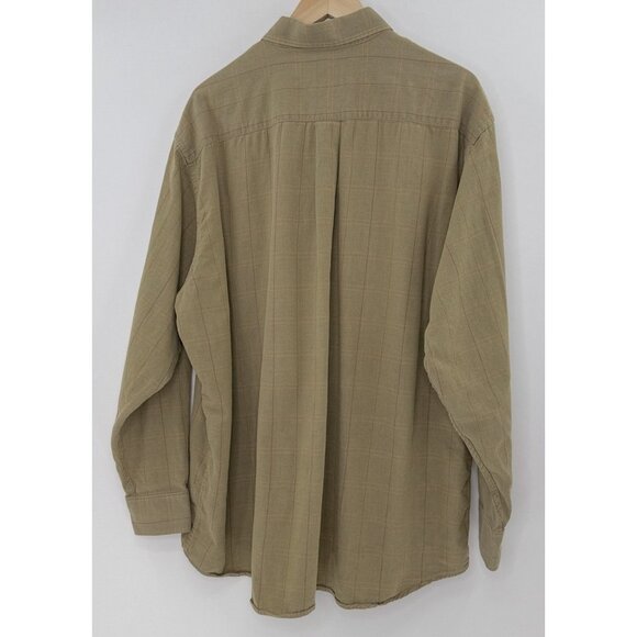 Viyella Men’s Wool Cotton Blend Long Sleeve Button Down Shirt XXL Made In Canada - Picture 2 of 10